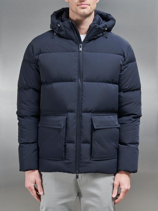 Padded pocket jacket - Navy